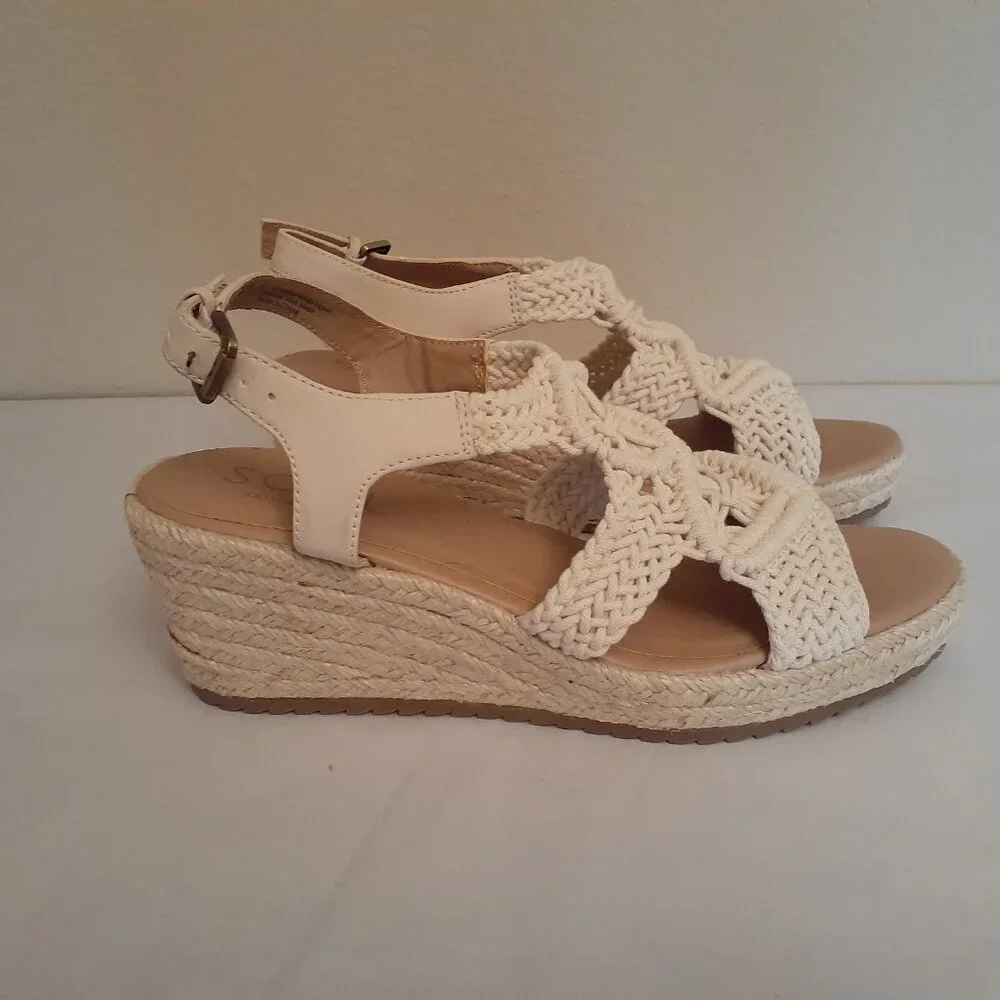 Soul by Naturlizer Macrame Wedge Sandals